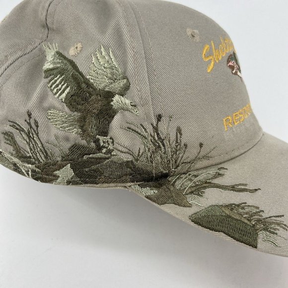 Dri-Duck Cap Shelter Cove Resort Marina Fish Eagle Embroidered Crescent Lake - Picture 3 of 15